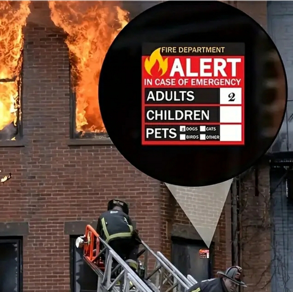 2 Pack Alert Stickers For The Home - Picture 4 of 4